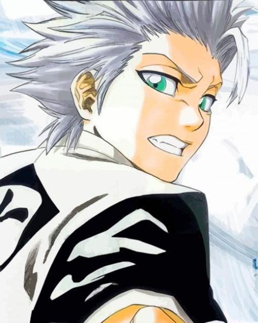 Toshiro Hitsugaya Anime Bleach paint by numbers