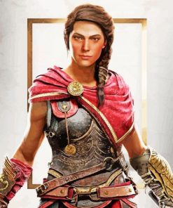 Warrior Kassandra paint by numbers