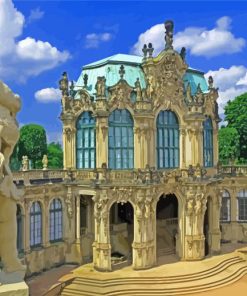 Zwinger Dresden paint by numbers