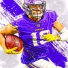 Adam Thielen Minnesota Vikings paint by numbers