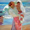 After Bathing Sorolla paint by number