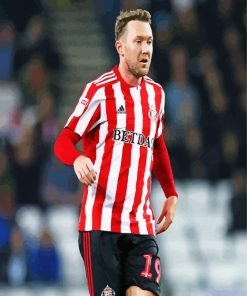 Aiden Mcgeady Sunderland AFC paint by numbers