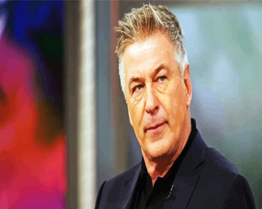 Alec Baldwin American Actor paint by numbers