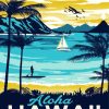 Aloha Poster paint by numbers