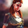 Aloy Horizon Zero Dawn Game paint by number