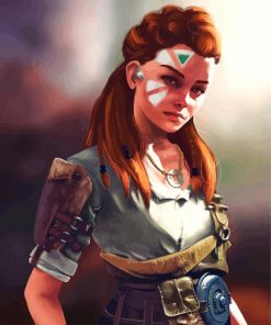 Aloy Horizon Zero Dawn Game paint by number