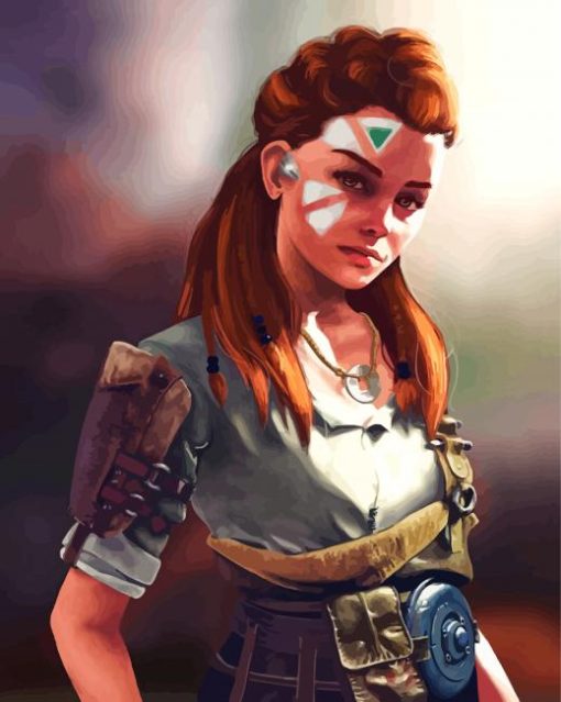 Aloy Horizon Zero Dawn Game paint by number