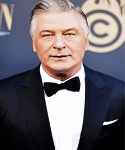 American Alec Baldwin paint by number