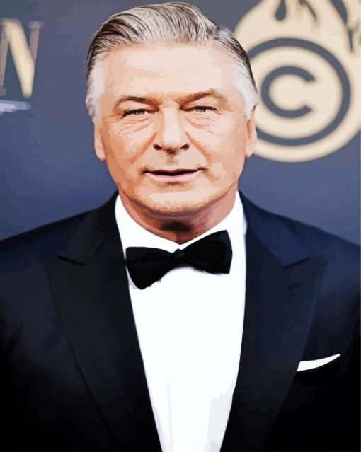 American Alec Baldwin paint by number