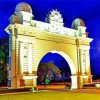 Arch Of Victory Ballarat At Night paint by numbers