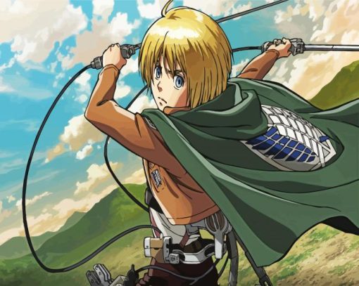 Armin Arlert Anime Character paint by number