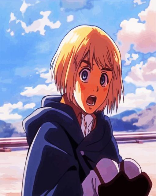 Armin Manga Anime Character paint by number