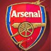 Arsenal Logo paint by numbers