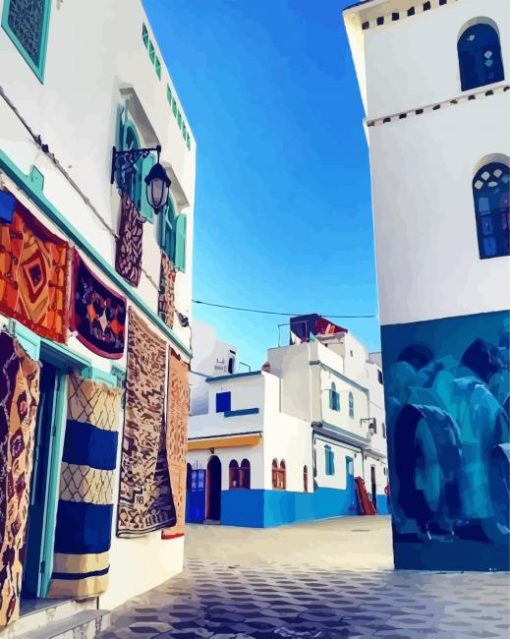 Asilah Morocco paint by number