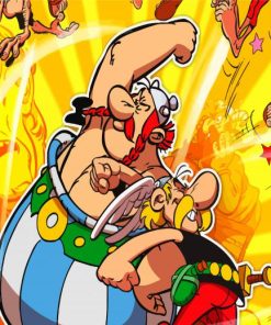 Asterix And Obelix Characters paint by number