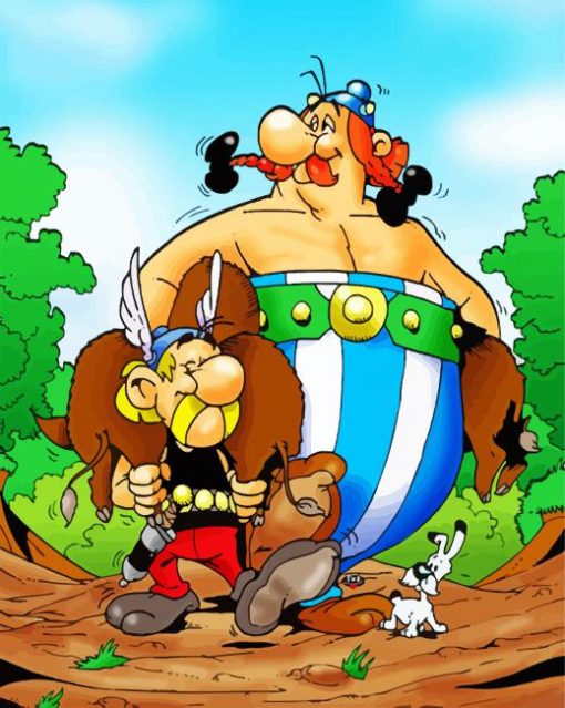 Asterix Serie Character paint by numbers