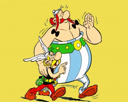 Asterix Comic Serie paint by numbers