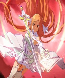 Asuna Sword Art Online Anime paint by number