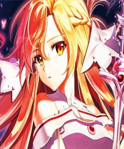 Asuna Yuuki paint by numbers