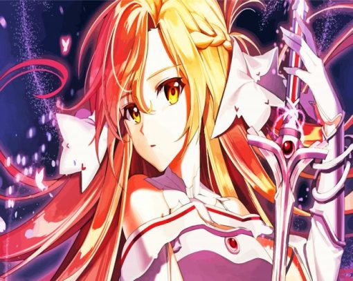 Asuna Yuuki paint by numbers