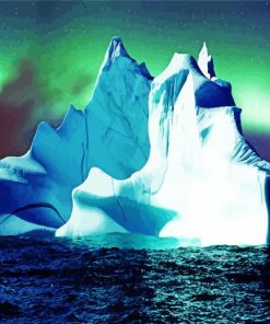 Aurora Iceberg paint by numbers