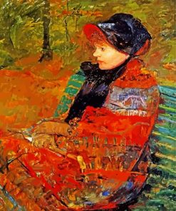 Automne Portrait Lydia Cassatt paint by number