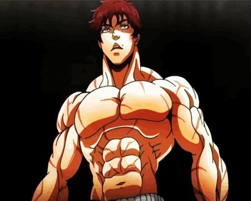 Baki Hanma The Grappler paint by number