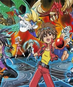 Bakugan Battle Brawlers Manga Anime paint by number