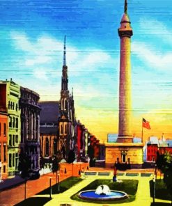 Baltimore Washington Art paint by numbers