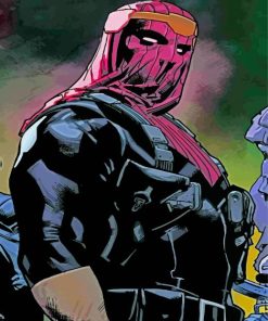 Baron Zemo Hero paint by numbers