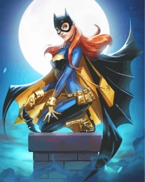 Batgirl Hero paint by numbers