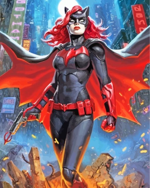 Batwoman Hero paint by numbers