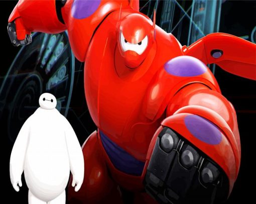 Baymax Big Hero 6 paint by numbers