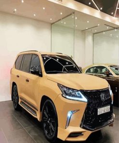 Beige Lexus Lx 570 Car paint by numbers