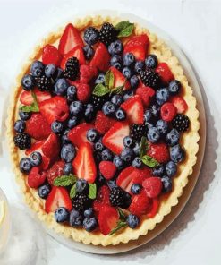 Berry Tart paint by numbers