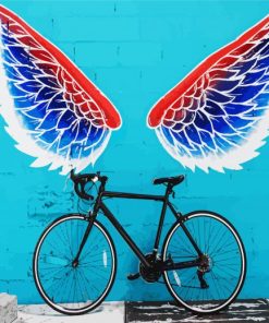 Bicycle Wings paint by number