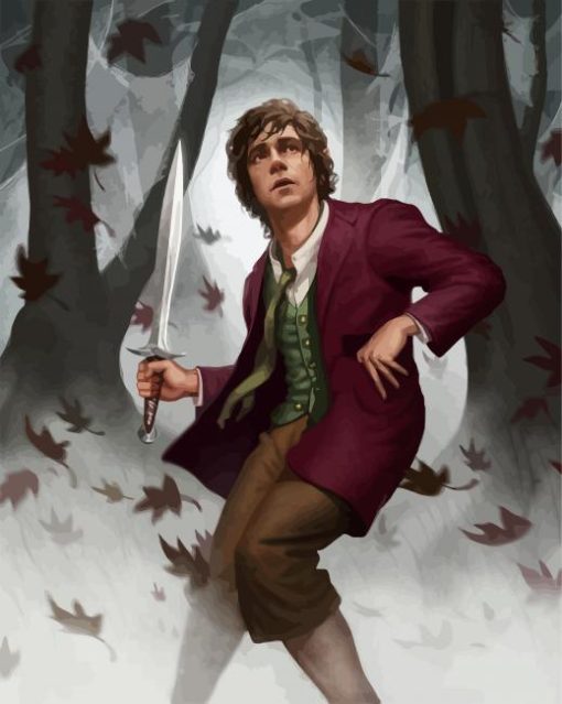 Bilbo Lord Of The Rings paint by number