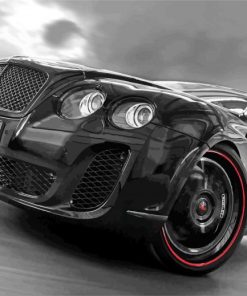 Black Bentley Car paint by number