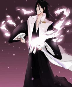 Bleach Byakuya Kuchiki paint by numbers