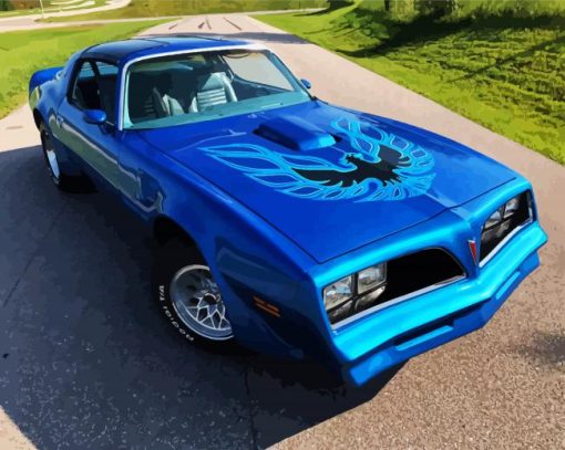 Blue Firebird Carp aint by numbers