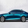 Blue Genesis Car paint by number