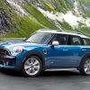 Blue Mini Cooper paint by numbers