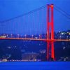 Bosphorus Bridge At Night paint by numbers