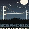 Bosphorus Bridge Poster paint by number