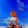 Boxer Muhammad Ali paint by numbers