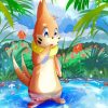 Buizel Pokemon Anime paint by number