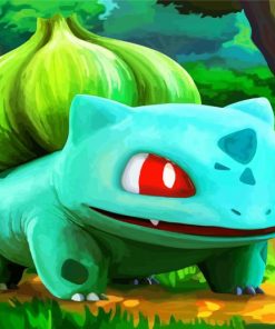 Bullbasaur Pokemon paint by numbers