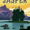 Canada Jasper Park Poster paint by number