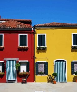 Case Colorate Burano paint by numbers