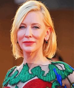 Cate Blanchett paint by number